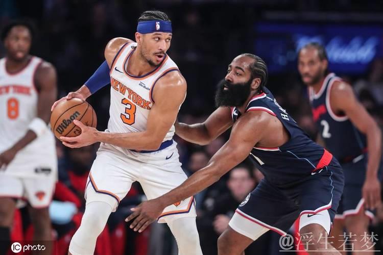 莱昂纳德27+10哈登29分快船力克尼克斯 唐斯空砍34分